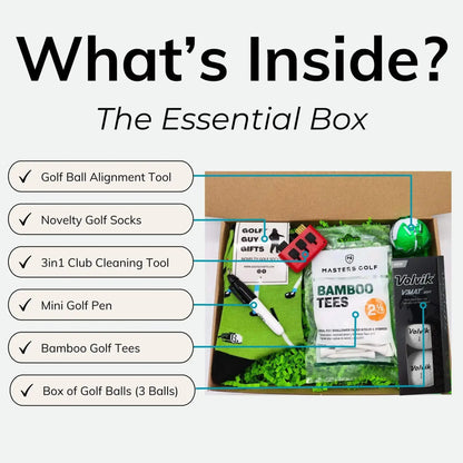 Golf Gifts For Men - The Essential Box - Golf Gifts Direct