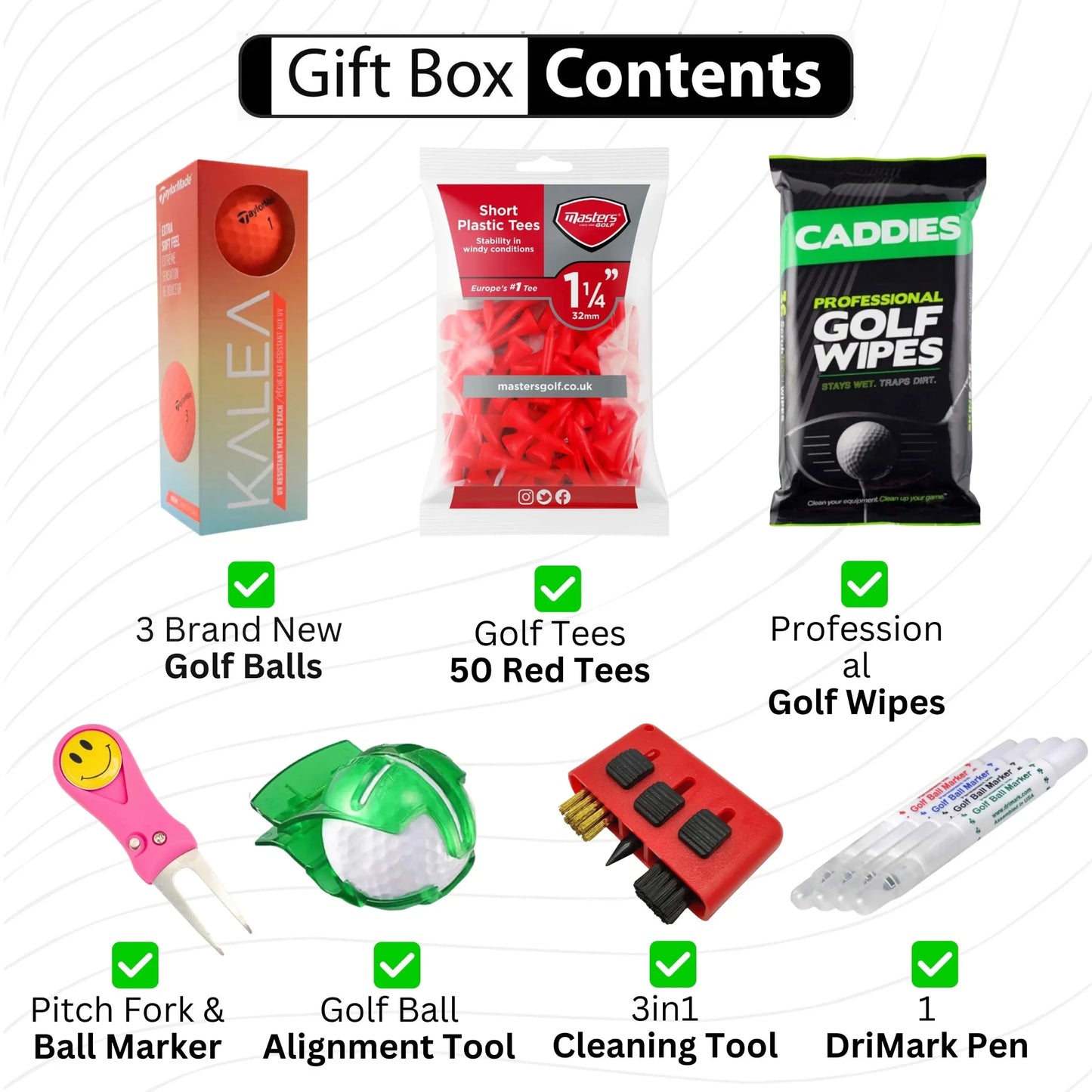 Women Golf Gift Set (7 Premium Items) Perfect Gift For Any Golfer