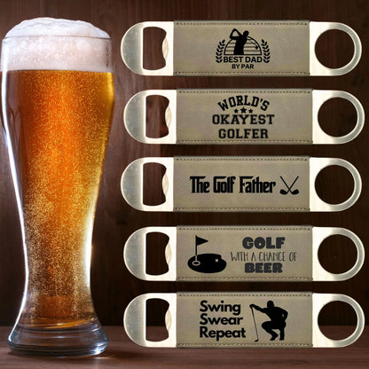 Personalised Bottle Opener For Golfers