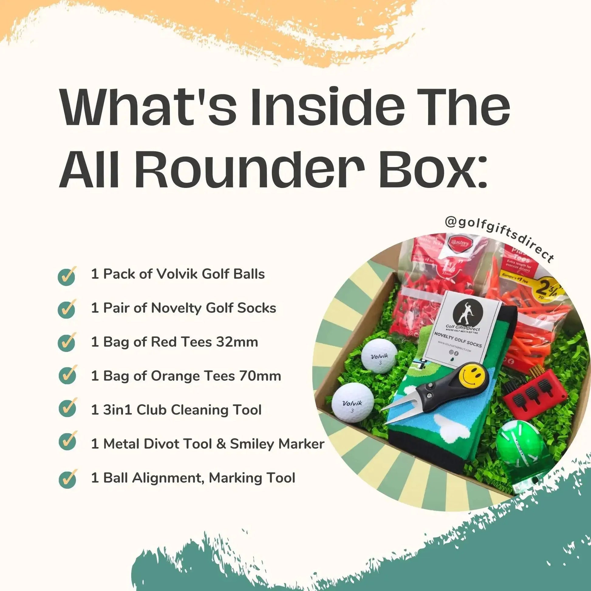 Golf Gifts For Men - The All Rounder Gift Box - The Perfect Choice