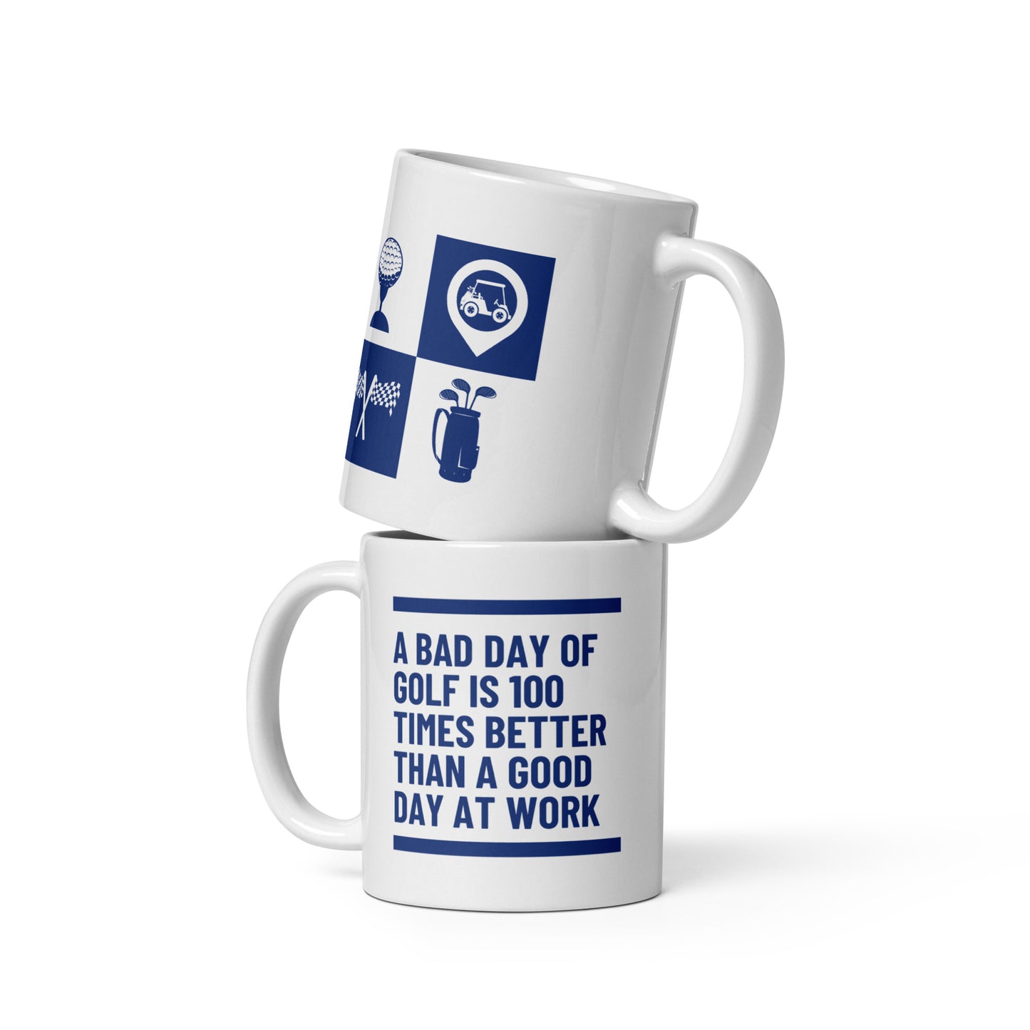 Novelty Golf Mug - Golf is Better than Work - Golf Gifts Direct