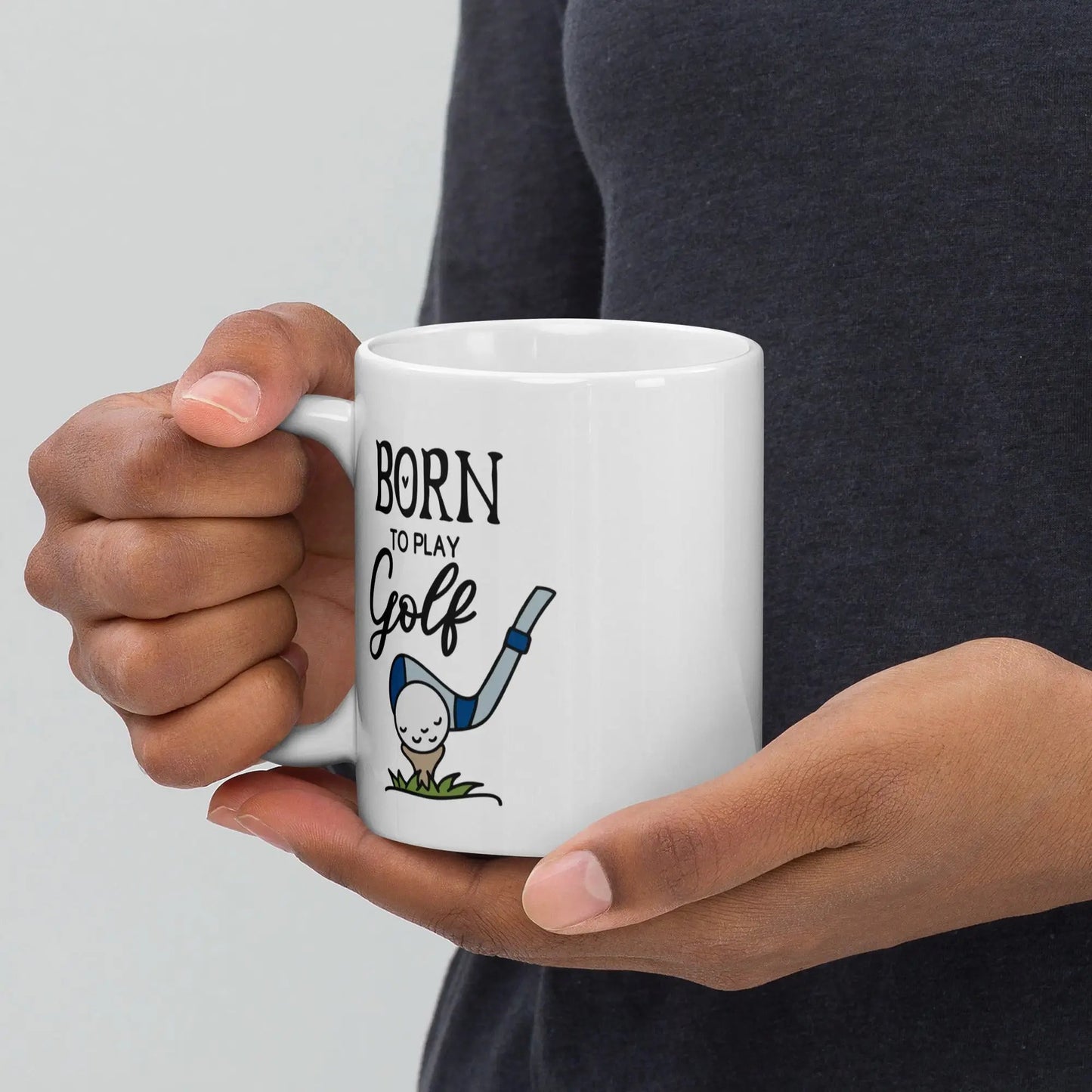 Novelty Golf Mug - Born To Play Golf - 11oz