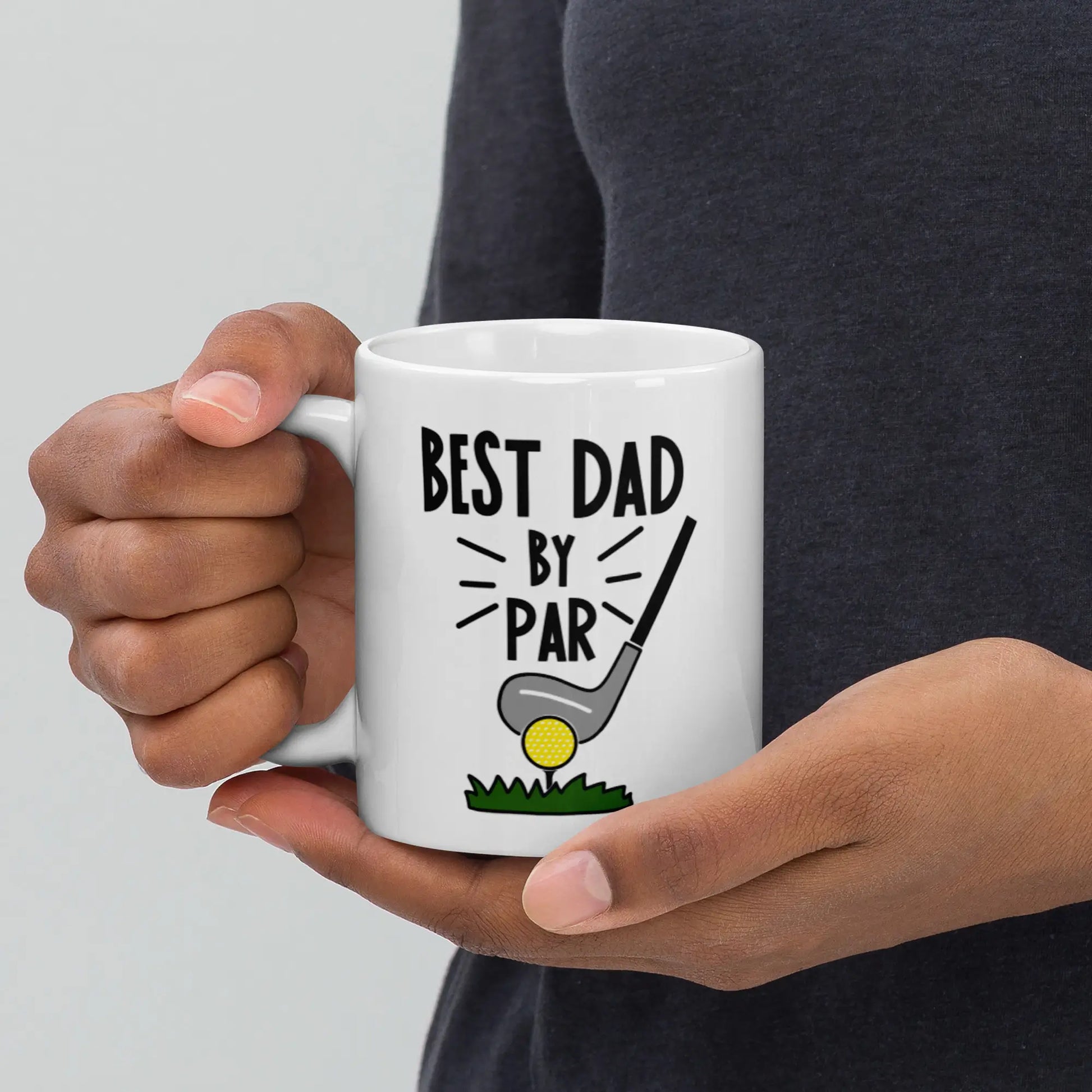 Novelty Golf Mug - Best Dad By Par - 11oz - Golf Gifts Direct