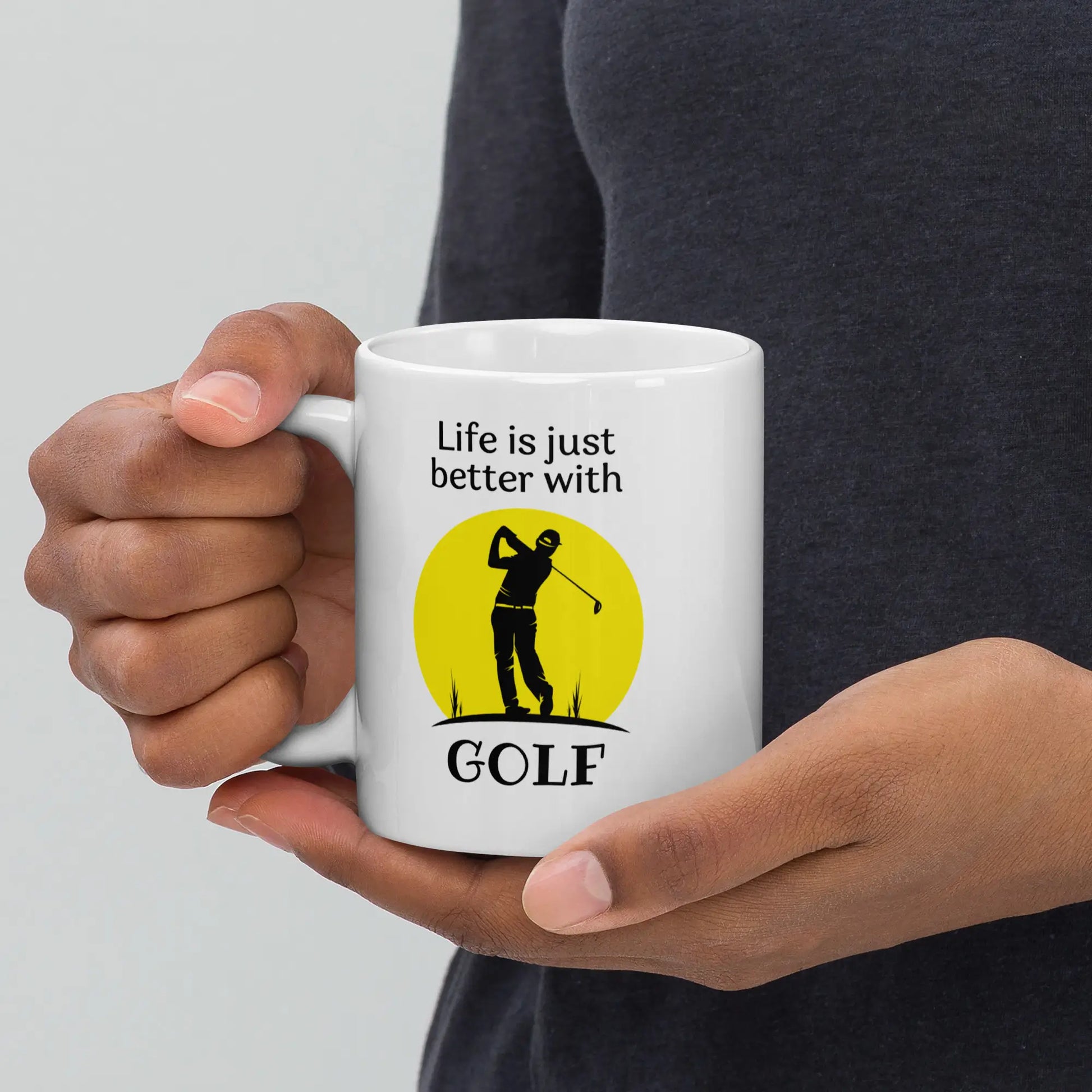 Novelty Golf Mug - Life is Just Better with Golf - 11oz