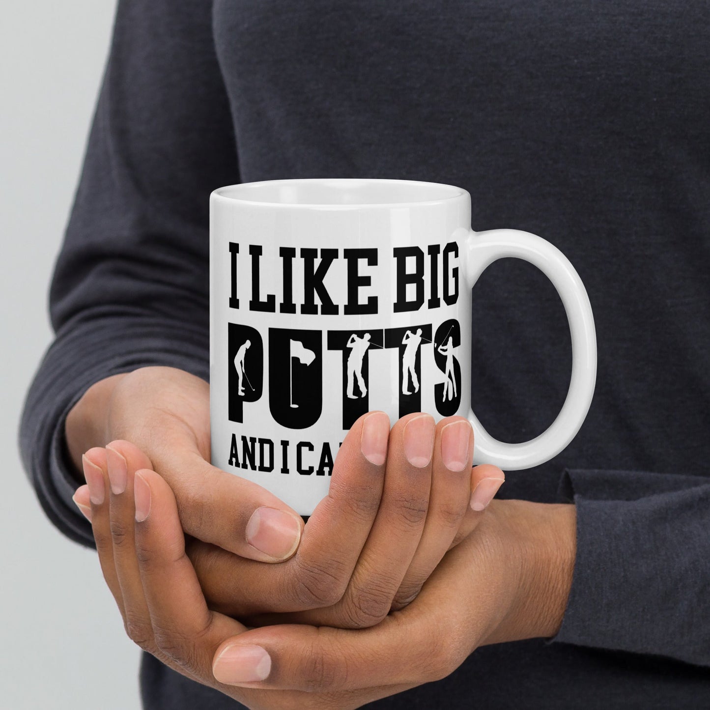 Novelty Golf Mug - I Like Big Putts And I Cannot Lie - 11oz