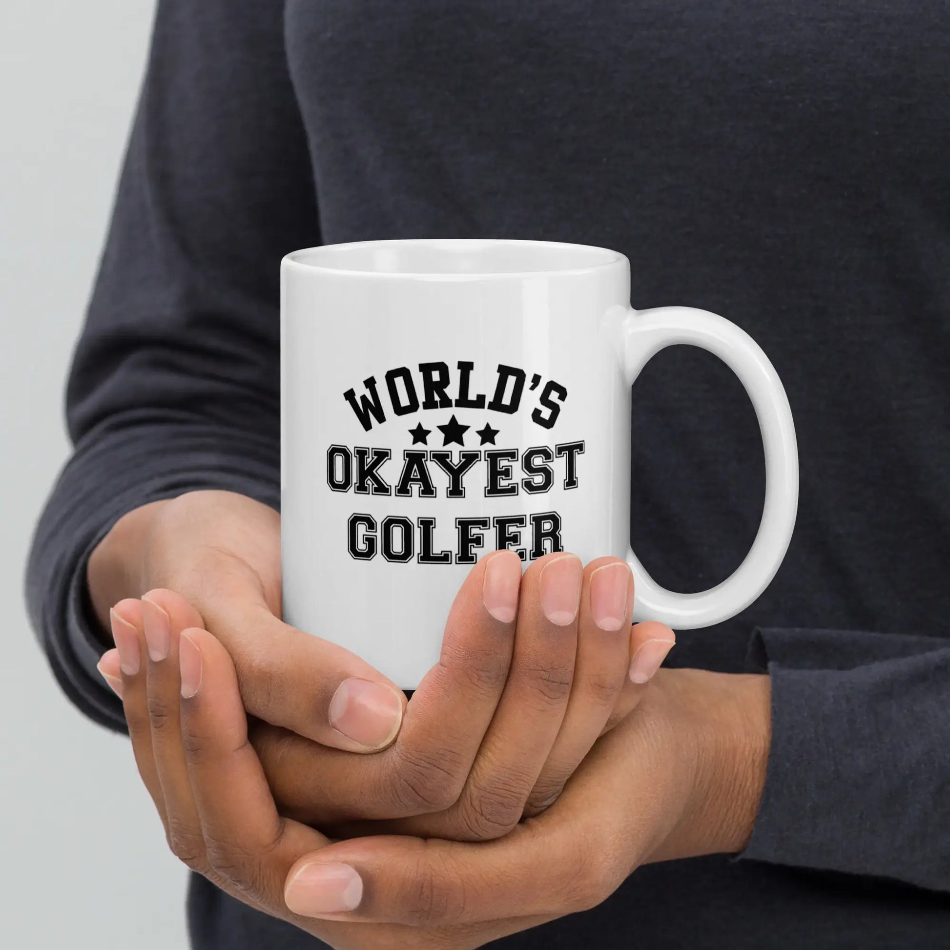 Novelty Golf Mug - Worlds Okayest Golfer - 11oz