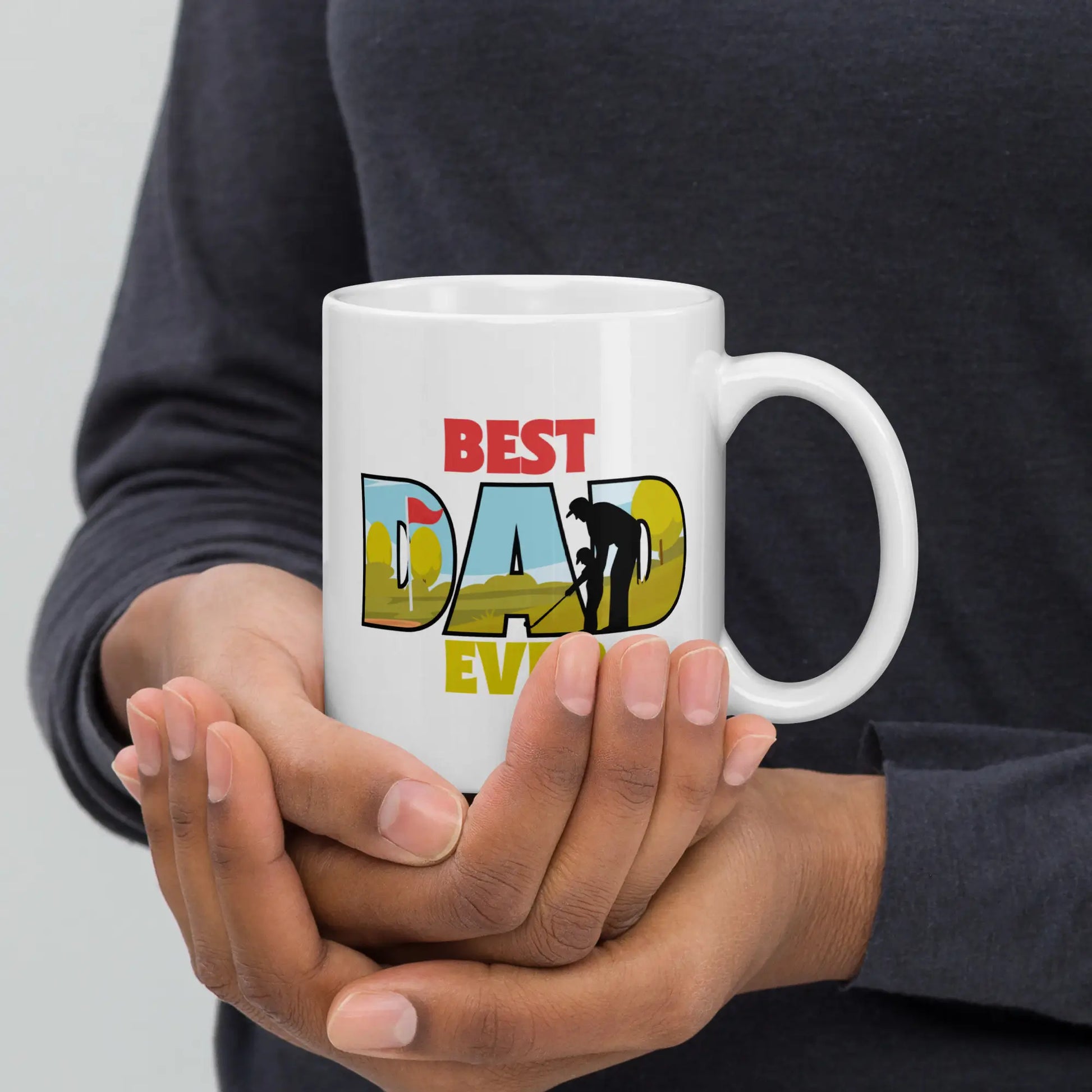 Novelty Golf Mug - Best Dad Ever - 11oz - Golf Gifts Direct