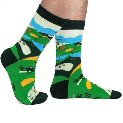 Funny Golf Socks | World’s Okayest Golfer | Novelty Gift for Golfers | Golf Gifts Direct - Golf Gifts Direct