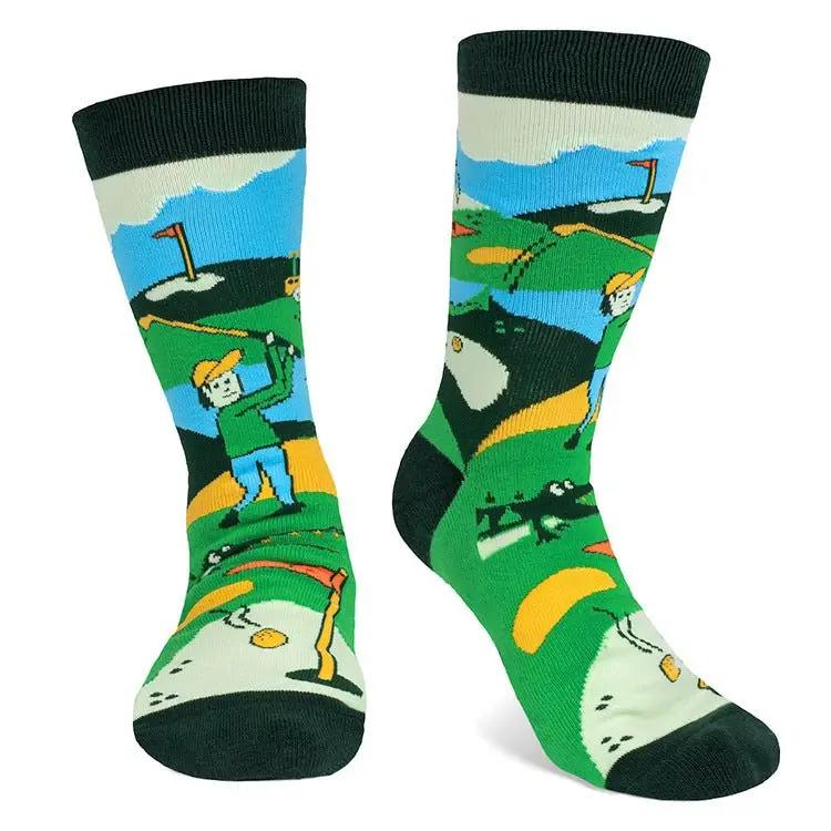 Funny Golf Socks | World’s Okayest Golfer | Novelty Gift for Golfers | Golf Gifts Direct - Golf Gifts Direct