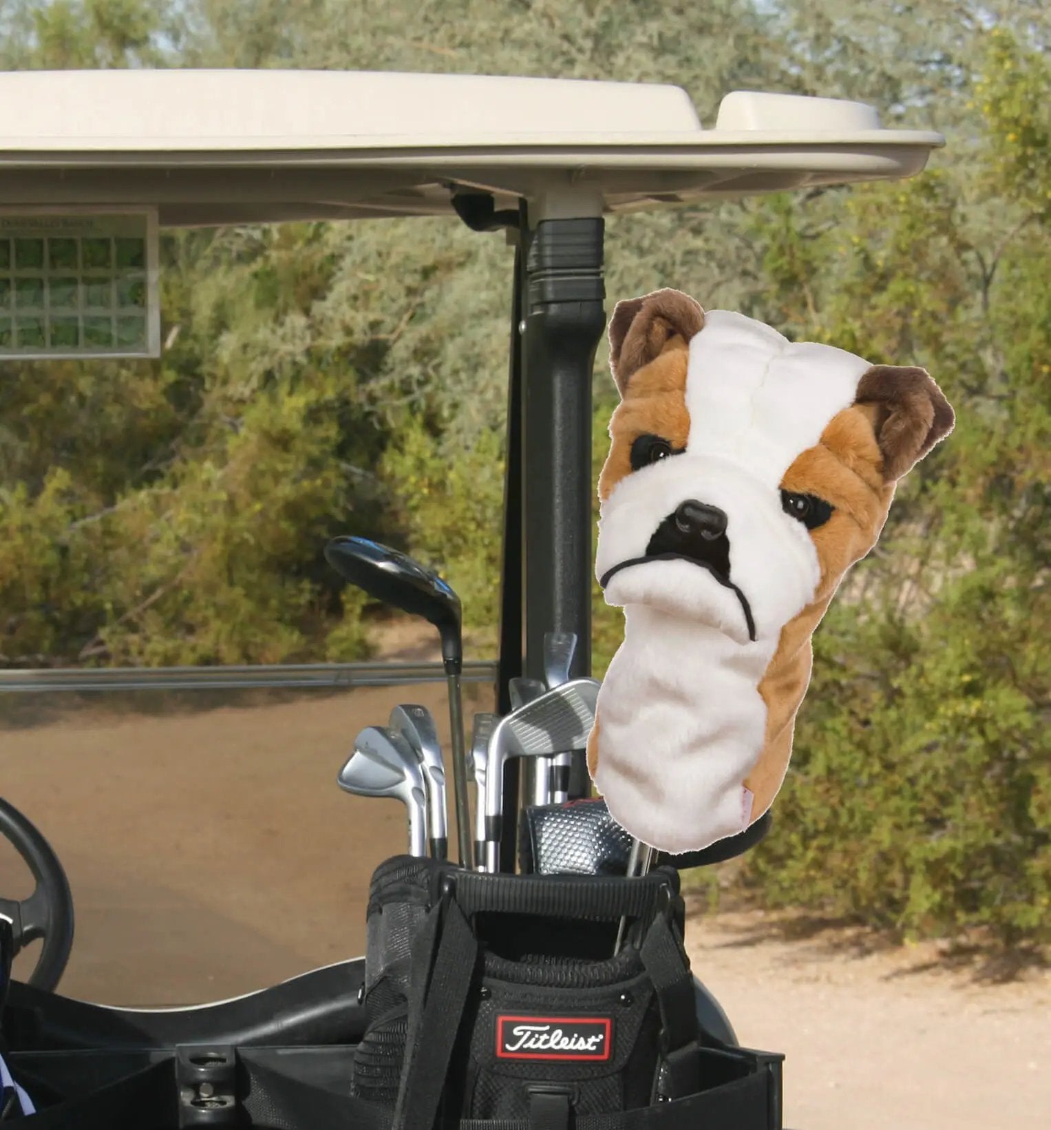 Bulldog Headcover by Daphne's - Golf Gifts Direct