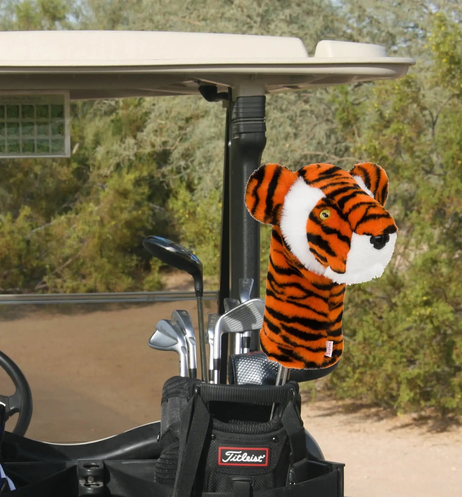 Tiger Headcover by Daphne's - Golf Gifts Direct