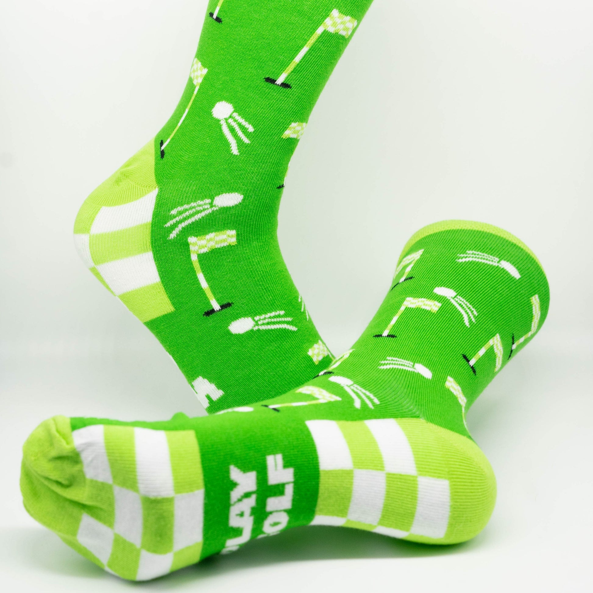 Golf Socks for Men | Play Golf Watch Golf | Green Fairway Edition - Golf Gifts Direct