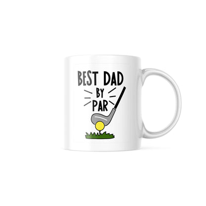 Novelty Golf Mug - Best Dad By Par Mug - Golf Guy Gifts