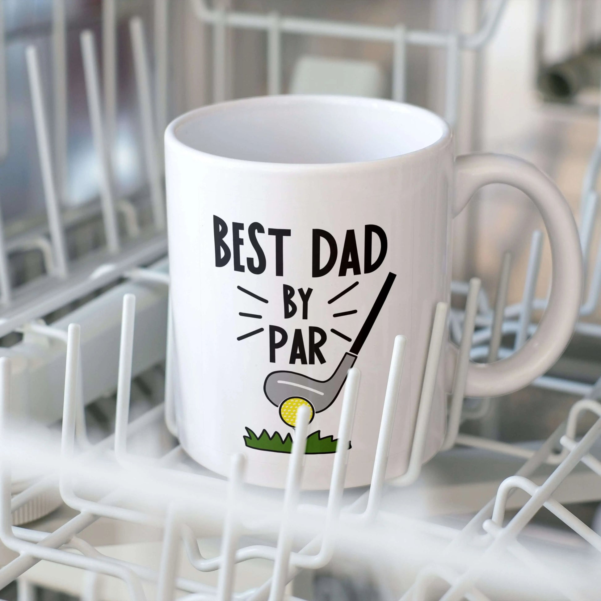 Novelty Golf Mug - Best Dad By Par Mug - Golf Guy Gifts