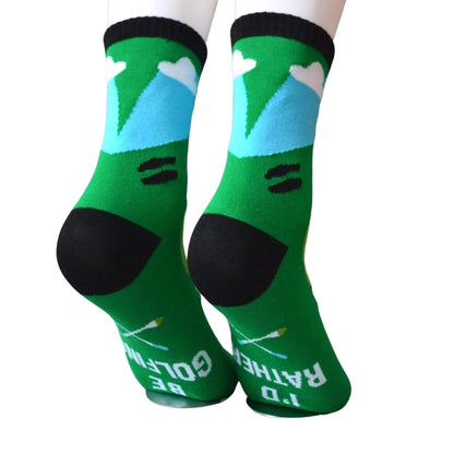 Novelty Golf Socks for Men | I'd Rather Be Golfing - Golf Gifts Direct UK