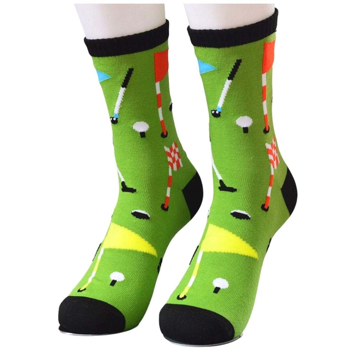 Novelty Golf Socks for Men | I'm Watching Golf Do Not Disturb - Golf Guy Gifts