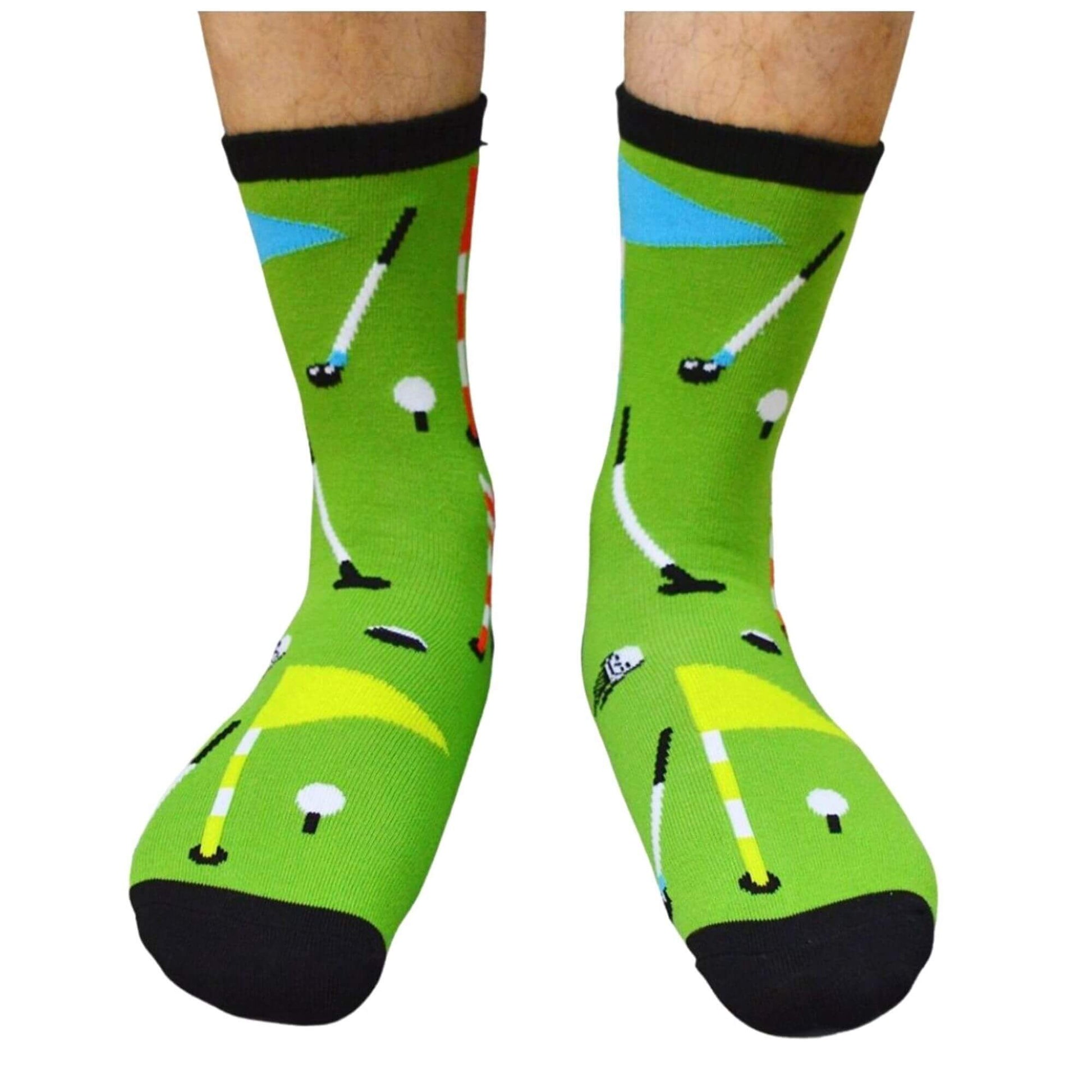 Novelty Golf Socks for Men | I'm Watching Golf Do Not Disturb - Golf Guy Gifts